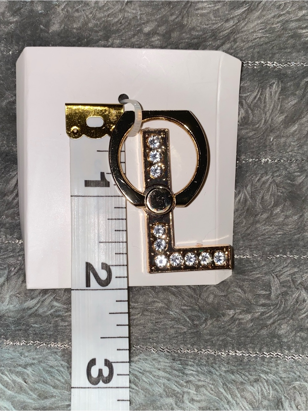 1-Popsocket Golden Rhinestones Letter (L) - Picture 2 of 4